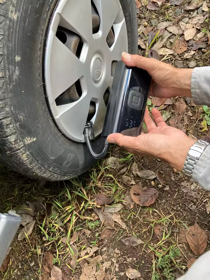 Cordless Air Pump 150 PSI - Portable Tire Inflator for Car, Bike & Sports Equipment