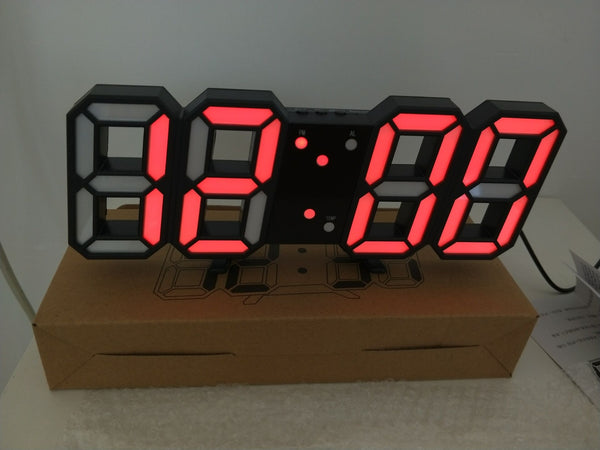3D Luminous Digital Clock