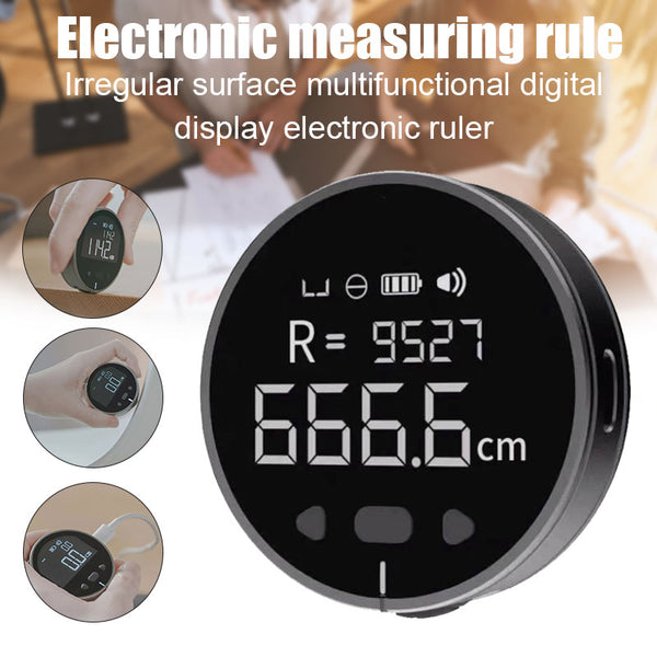 Digital Electronic Measuring Ruler with LCD Display