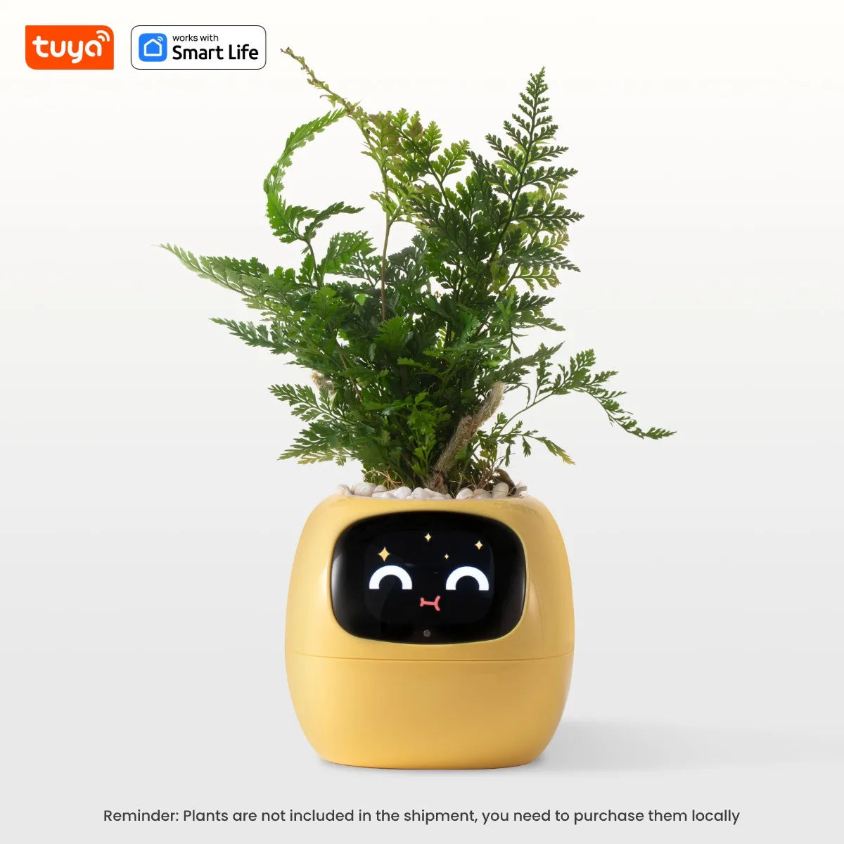 Smart Plant Pot with Automatic Watering - AI App Control & Soil Sensors for Healthy Plants