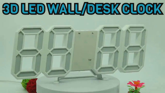 3D Luminous Digital Clock